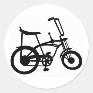 STICKER ROND VÉLO CLASSIQUE 60'S BICYLE SCHWINN STINGRAY