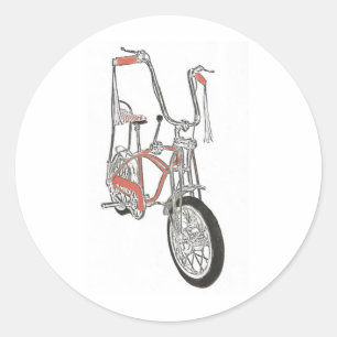 Sticker Rond Vélo classique Schwinn Orange Krate 60's