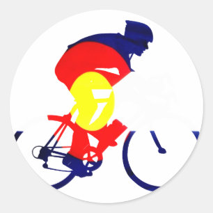 Sticker Rond Vélo du Colorado