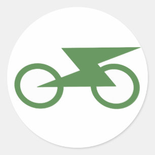 Sticker Rond Vélo électrique