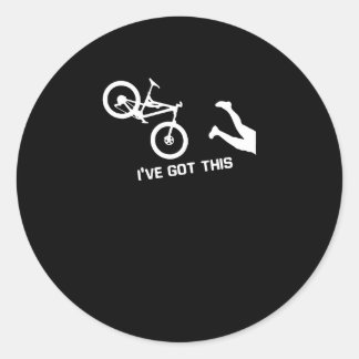 Sticker Rond Vélo Lover|Ne me suivez pas J'ai des fois