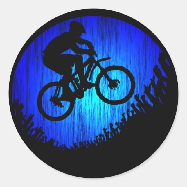 Sticker Rond Vélo Rock HOP (Devant)