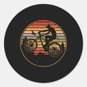 Sticker Rond Vélo tout terrain Vélo cycliste cyclisme cycliste 
