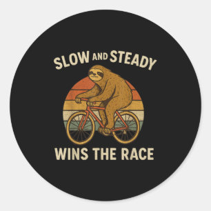 Sticker Rond Vélo vintage D'Équitation Vélo Rtro Drôle