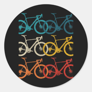 Sticker Rond Vélo vintage Vélo de route Vélo de course