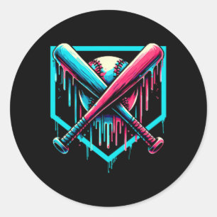 Sticker Rond Vendre Drip 10e anniversaire Accueil Plaque Garçon