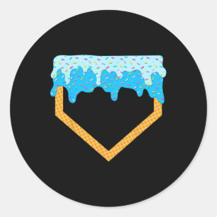 Sticker Rond Vendre Drip Boys Accueil Plaque Crème glacée Sprin