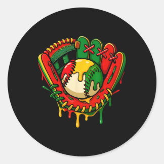 Sticker Rond Vendre Drip Juneteenth Black Pride Afro-Américain