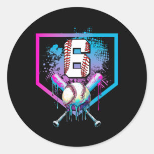 Sticker Rond Vendre Drith 6th Birthday Accueil Plaque Garçons J