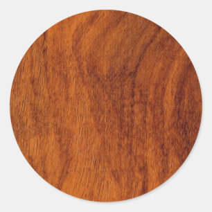 Sticker Rond Veneer de Redwood