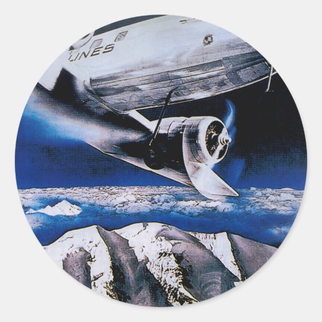 Sticker Rond Venez en Suisse ~ Venez en Suisse (Devant)