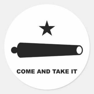 Sticker Rond Venez il falloir l'autocollant
