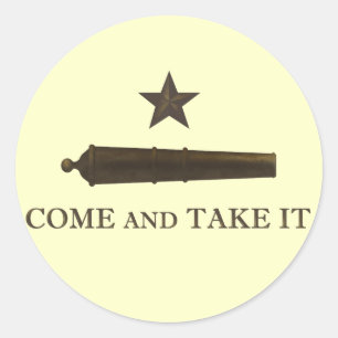 Sticker Rond Venez le prendre