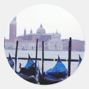 Sticker Rond Venise Italie Voyage