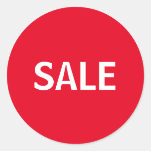 Sticker Rond Vente