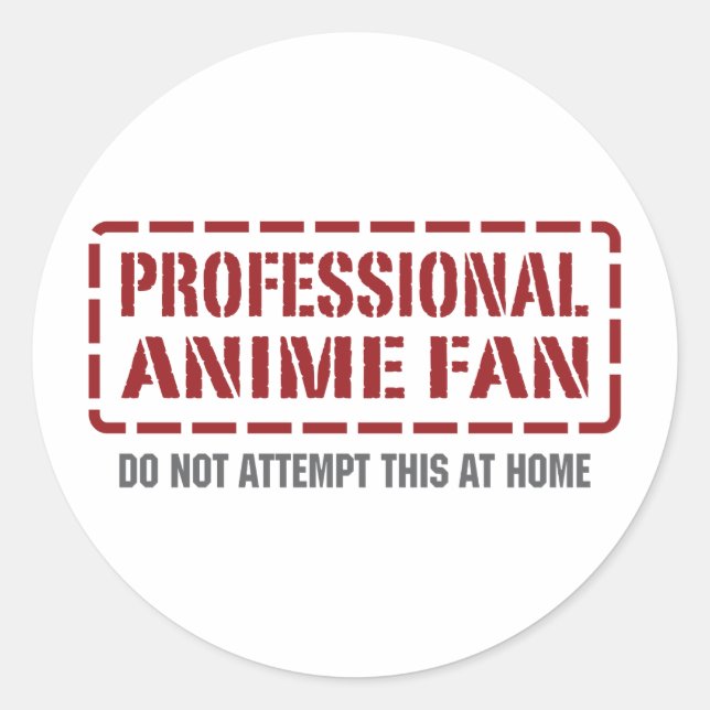 Sticker Rond Ventilateur d'animation professionnel (Devant)