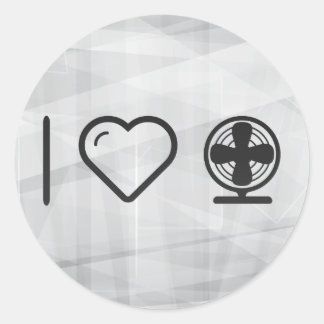 Sticker Rond Ventilateurs électriques cool