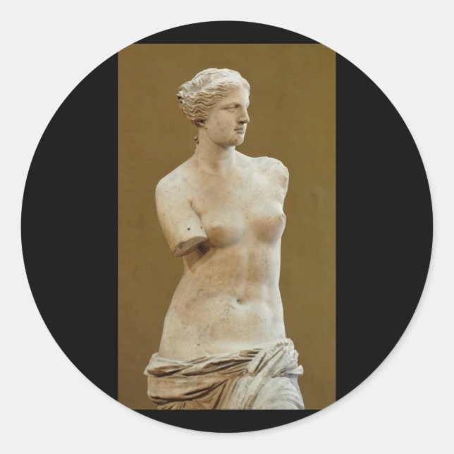 Sticker Rond Venus de Milo (Devant)