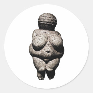 Sticker Rond Vénus de Willendorf