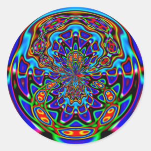 Sticker Rond Vénus Trap