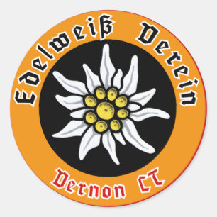 Sticker Rond verein Vernon ct d'edelweiss