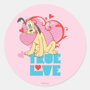 Sticker Rond Véritable Amour