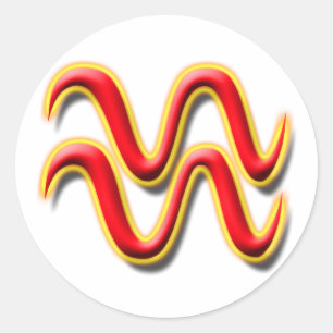 Sticker Rond Verseau #1