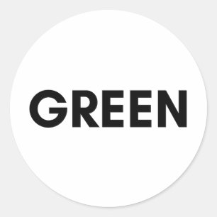 Sticker Rond vert