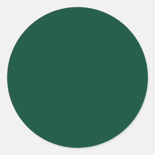 Sticker Rond Vert bouteille (Devant)
