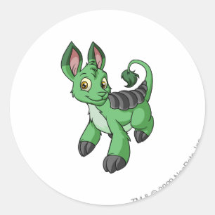 Sticker Rond Vert de Bori