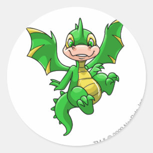 Sticker Rond Vert de Scorchio