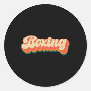 Sticker Rond Vêtements de boxe - Boxe 3