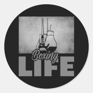 Sticker Rond Vêtements de boxe - Boxe 6