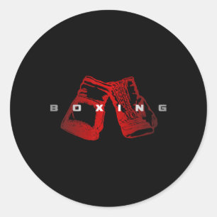 Sticker Rond Vêtements de boxe - Boxe 7