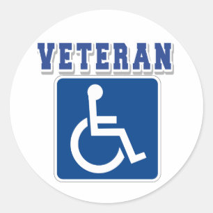 Sticker Rond Vétérinaire handicapé handicapé