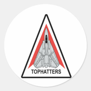 Sticker Rond VF-14 Tophatters
