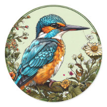 Vibrant Kingfisher Bird
