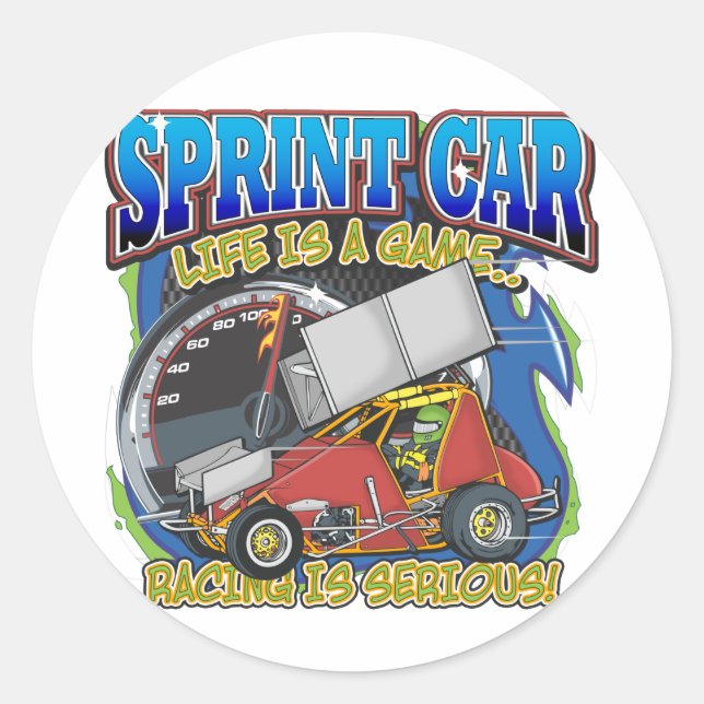 Sticker Rond Vie automobile Sprint (Devant)