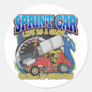 Sticker Rond Vie automobile Sprint