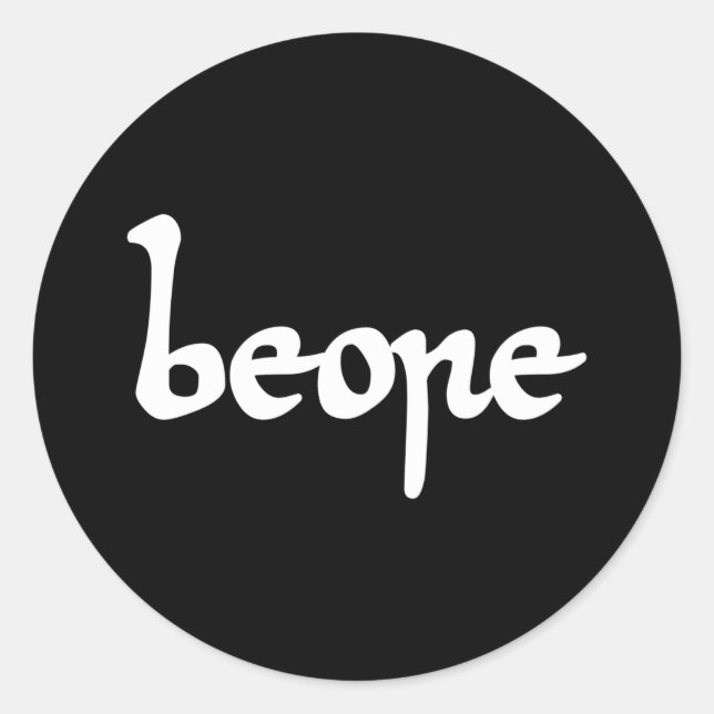 Sticker Rond Vielle bière anglaise (Devant)