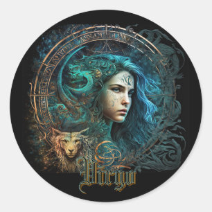 Sticker Rond Vierge
