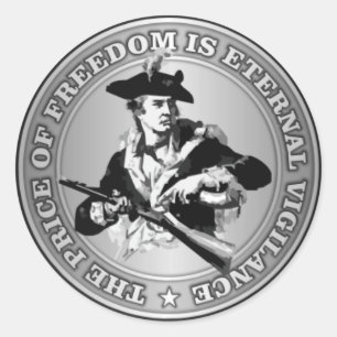 Sticker Rond Vigilance éternelle