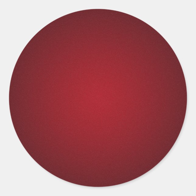 Sticker Rond Vignette Grainy rouge-noir (Devant)