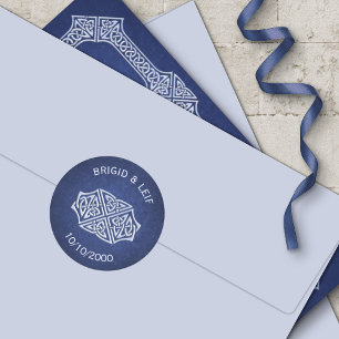 Sticker Rond Viking Celtic Gamer Mariage