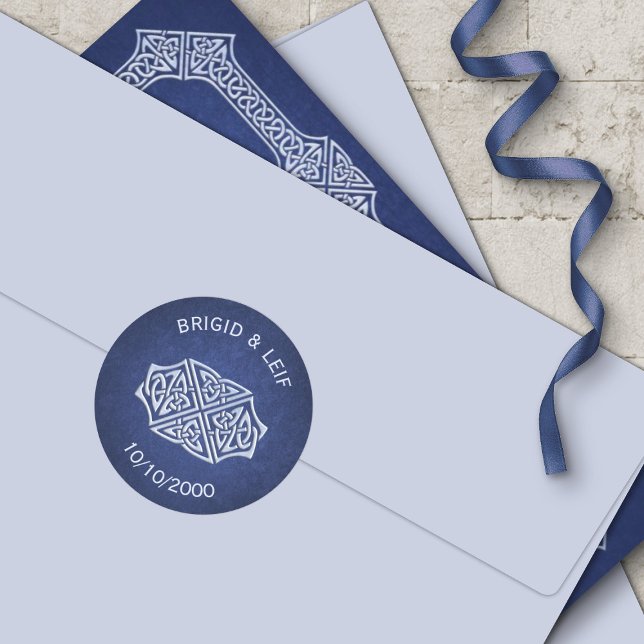 Sticker Rond Viking Celtic Gamer Mariage (Créateur téléchargé)