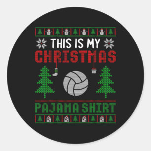 Sticker Rond Vilain Jeu De Noël C'Est Mon Noël