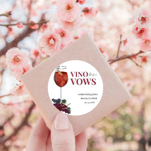 Sticker Rond Vin avant les vœux de dégustation de vin enterreme