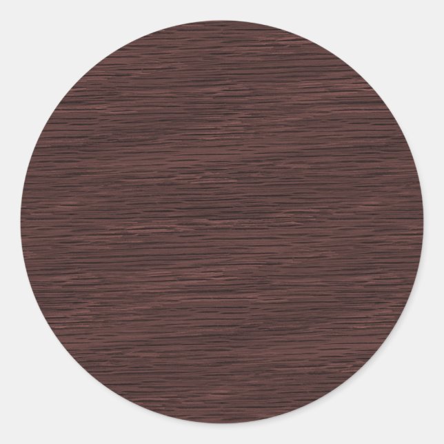 Sticker Rond Vin rouge Oak naturel Grain (Devant)