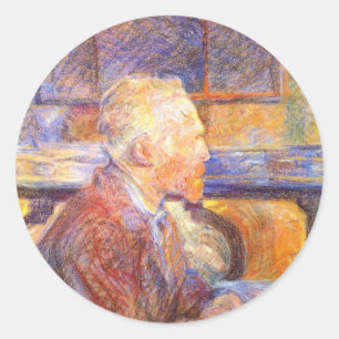 Sticker Rond Vincent Van Gogh