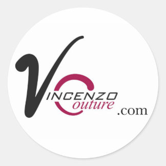 Sticker Rond vincenzocouture.com